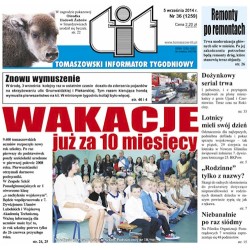 TIT - Tomaszowski Informator Tygodniowy nr 36 (1259) z 5 września 2014r.