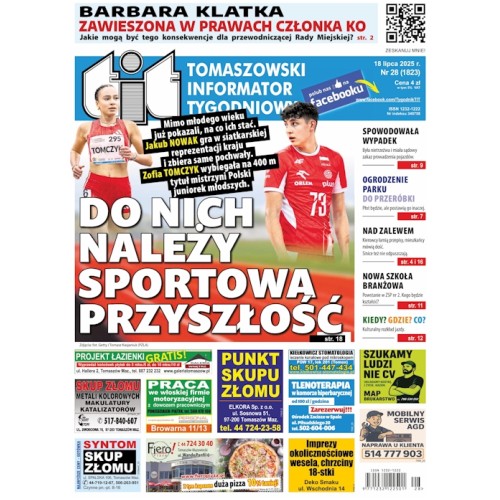 TIT - Tomaszowski Informator Tygodniowy nr 28 (1823) z 18 lipca 2025r.