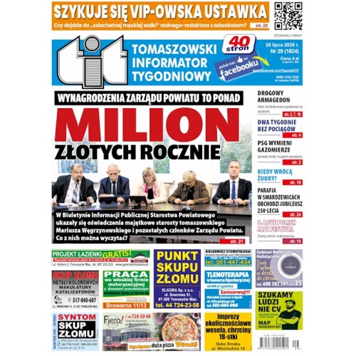 TIT - Tomaszowski Informator Tygodniowy nr 29 (1824) z 25 lipca 2025r.