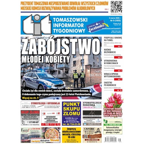TIT - Tomaszowski Informator Tygodniowy nr 9 (1855) z 6 marca 2026r.