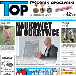 TOP - Tygodnik Opoczyński nr 42 (849) z 18 października 2013 r.