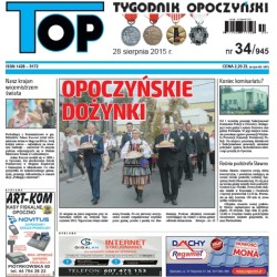 TOP - Tygodnik Opoczyński nr 34 (945) z 28 sierpnia 2015 r.