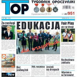 TOP - Tygodnik Opoczyński nr 40 (951) z 9 października 2015 r.