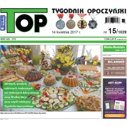 TOP - Tygodnik Opoczyński nr 15 (1029) z 14 kwietnia 2017 r.