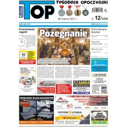 TOP - Tygodnik Opoczyński nr 12 (1235) z 26 marca 2021 r.