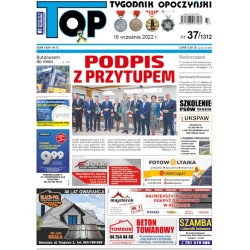 TOP - Tygodnik Opoczyński nr 37 (1312) z 16 września 2022 r.