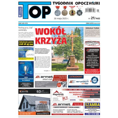 TOP - Tygodnik Opoczyński nr 21 (1452) z 30 maja 2025 r.