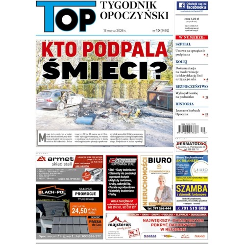 TOP - Tygodnik Opoczyński nr 10 (1492) z 13 marca 2026 r.
