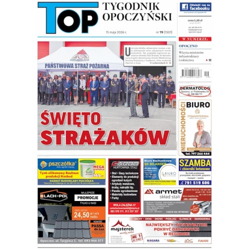 TOP - Tygodnik Opoczyński nr 19 (1501) z 15 maja 2026 r.