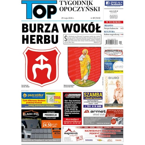 TOP - Tygodnik Opoczyński nr 21 (1503) z 29 maja 2026 r.