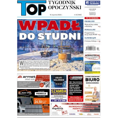 TOP - Tygodnik Opoczyński nr 2 (1484) z 16 stycznia 2026 r.