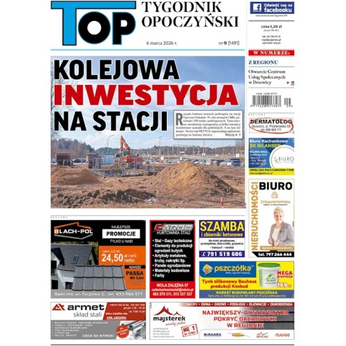 TOP - Tygodnik Opoczyński nr 9 (1491) z 6 marca 2026 r.